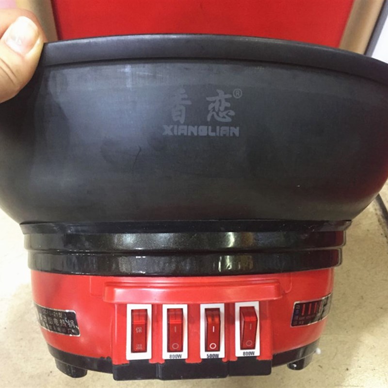 加厚铸铁锅 真不锈电炒锅 多用锅 不生锈铁锅32/34/36/38CM电热锅