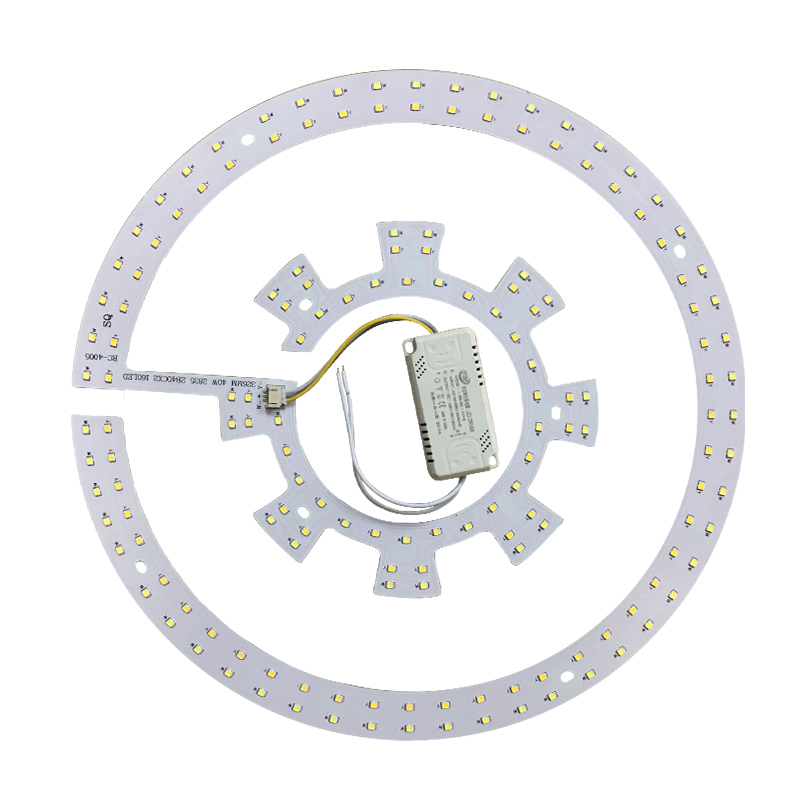 led吸顶灯灯板灯芯圆形灯替换led灯管三色变光2B24C贴片灯盘灯泡