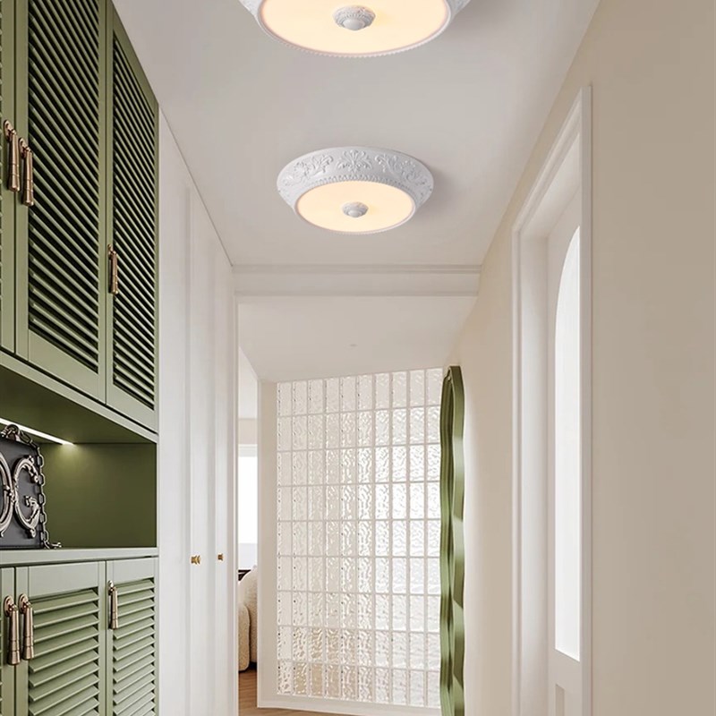 法式覆古吸顶灯卧室灯走廊过道餐厅玄关阳台灯设计师2023新款灯具