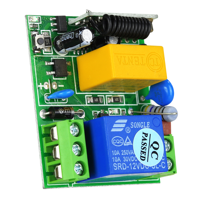AC110V 220V单路学习码多功能遥控开关灯具 电机 水泵 电源 LED灯