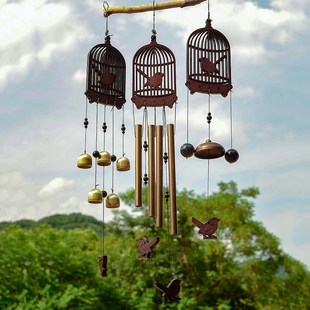 小鸟风铃挂饰毕业生礼物创意小清新女生卧室挂件景区学校装饰风铃