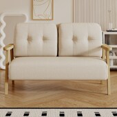 实木沙发床折叠两用小户型多功能单人躺睡客厅沙发伸缩床2024新款