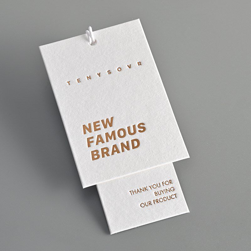 服装店吊牌定做高档男女装挂牌定制衣服标签童装卡片订做logo设计