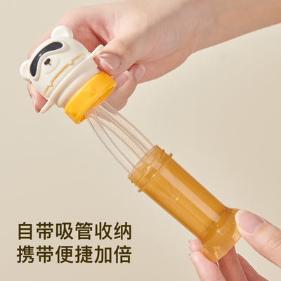 儿童宝宝便携喝水神器防呛水瓶盖矿泉水吸管盖水瓶转换嘴头帽通用