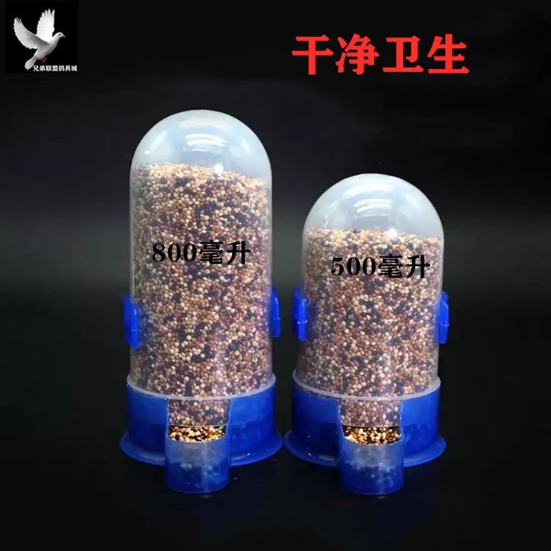 宠物猫咪水壶固定喂食喂水器鸽子鸟用自动投食器食槽饮水机鹦鹉