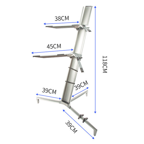 双层键盘飞机架midi键盘架合成器支架电子琴88键电钢琴架子通用61