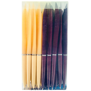 刀笔快递笔 圆珠笔扁刀笔物流办公刀头形原子笔开箱拆信蓝色0.7mm