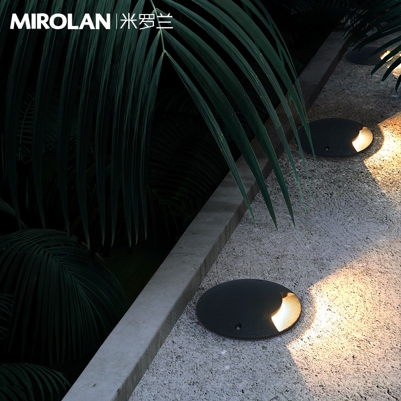 户外地埋灯嵌入式地灯庭院花园布置草坪灯洗墙灯室外楼梯地脚灯