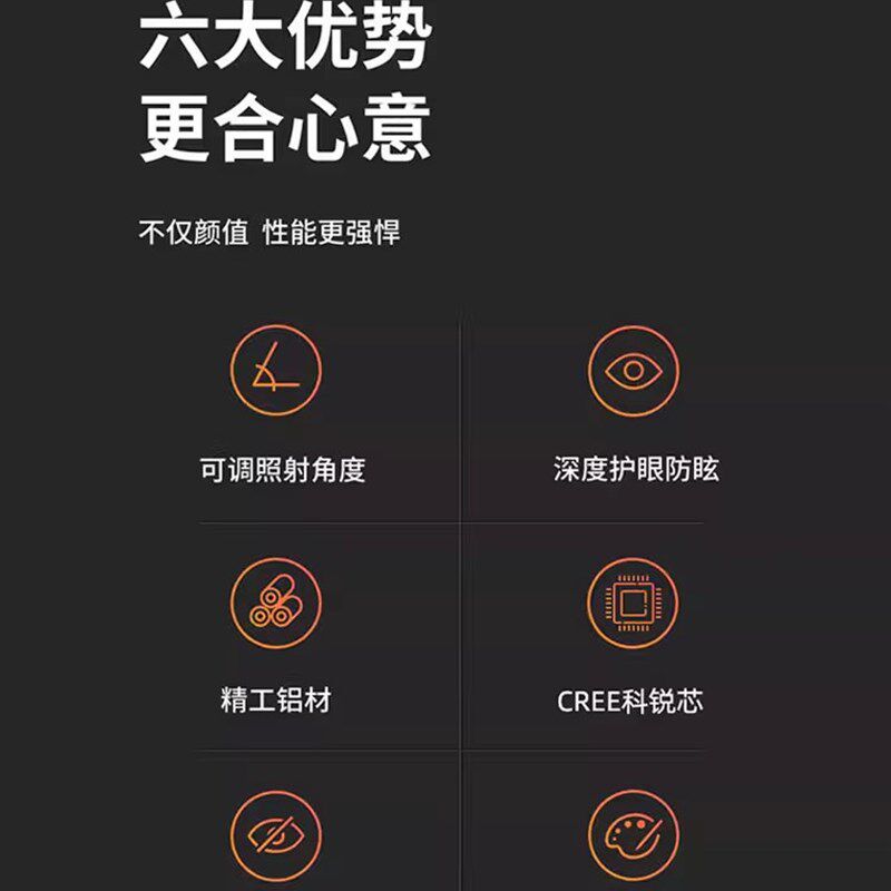 小角度led深防眩可调小射灯1W3W5W开孔6公分cm55 60mm聚光束角3度