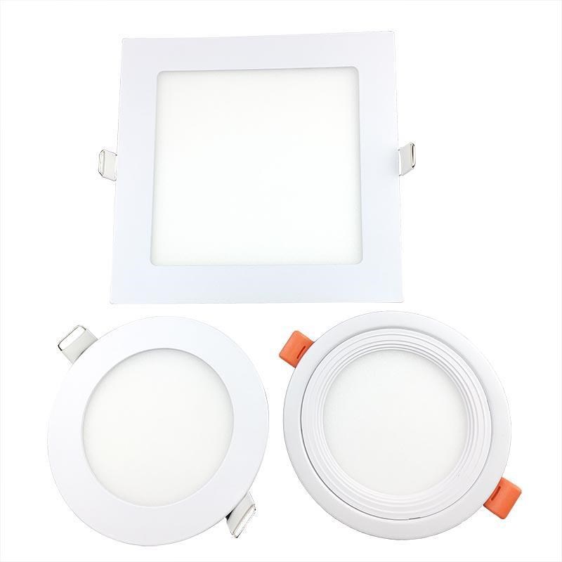 超薄筒灯天花灯嵌入式面板孔洞灯方形吊顶客厅3w5w9w桶灯led筒灯