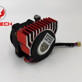 创想三维K1K1MAX挤出机电机散热片铝合金防阻流塞喉管散热喷头热