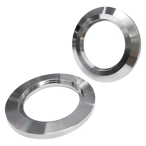 304不锈钢真空开孔盲板接头kf40快接25快装16卡盘管件法兰内焊接