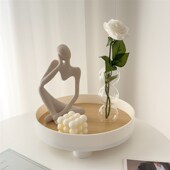 小众泡泡玻璃花瓶高级感透明插花水养 饰摆件 咖啡店工作室民宿装