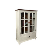 美式 小边柜多功能全实木收纳柜饭厅收纳柜立柜 客厅电视柜带旁边