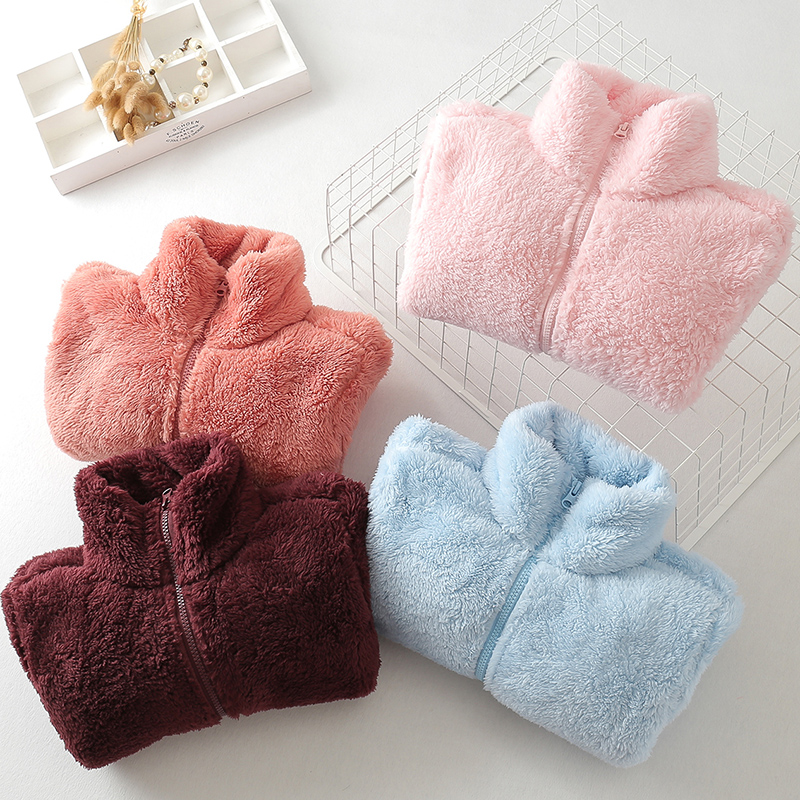 睡衣男女秋冬保暖珊瑚绒外套 情侣舒棉绒长袖拉链开衫家居服上衣