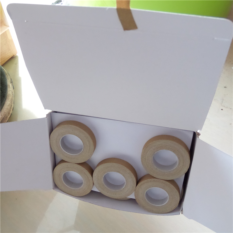 弹力透气丝绸古筝指甲琵琶专用胶布 防过敏胶布弹力丝绸胶带盒装