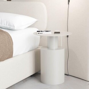 边几沙发边柜轻奢高级感小茶几客厅创意黑色卧室铁艺床头柜置物架