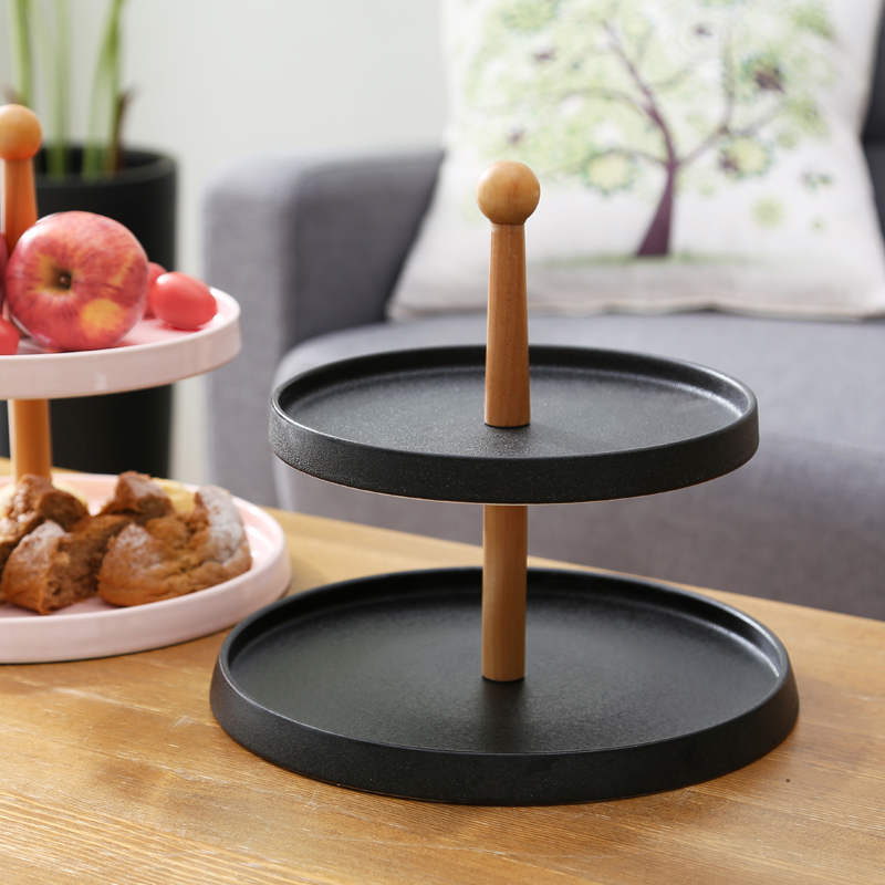 糖果盘架多层水果盘子小精致下午茶点心架餐具创意客厅甜点零食盘