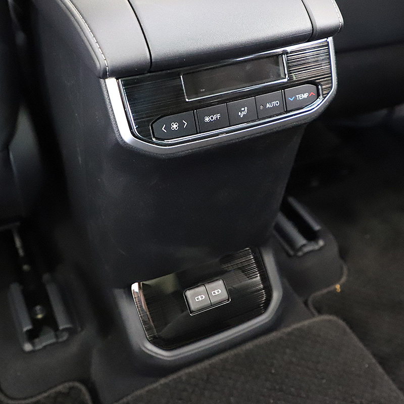 22款四代汉兰达皇冠陆放全包后排防踢板框贴片UB饰条内饰配件改装