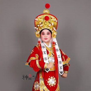 戏曲专业花木兰服装 豫剧京剧木兰从军演出戏服 古装武旦 女武将