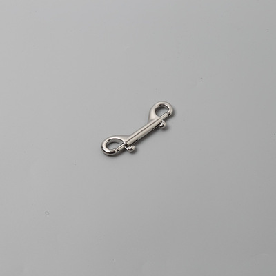 316双头钩潜水挂扣弹簧钩钥匙扣D登山扣不锈钢 钩扣钥匙扣现货