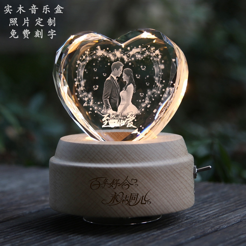 新婚礼物送新人闺蜜哥哥姐生日圣诞节结婚纪念日老婆实用照片定制