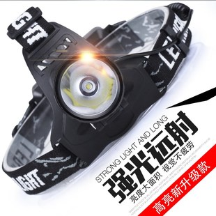 强光超亮3000锂电米led远射户外充电高亮Z度防水矿灯 头灯头戴式