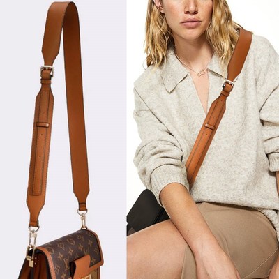 包包替换肩带diyl包配件单肩斜挎两用宽肩带简约秋冬多色皮质包带