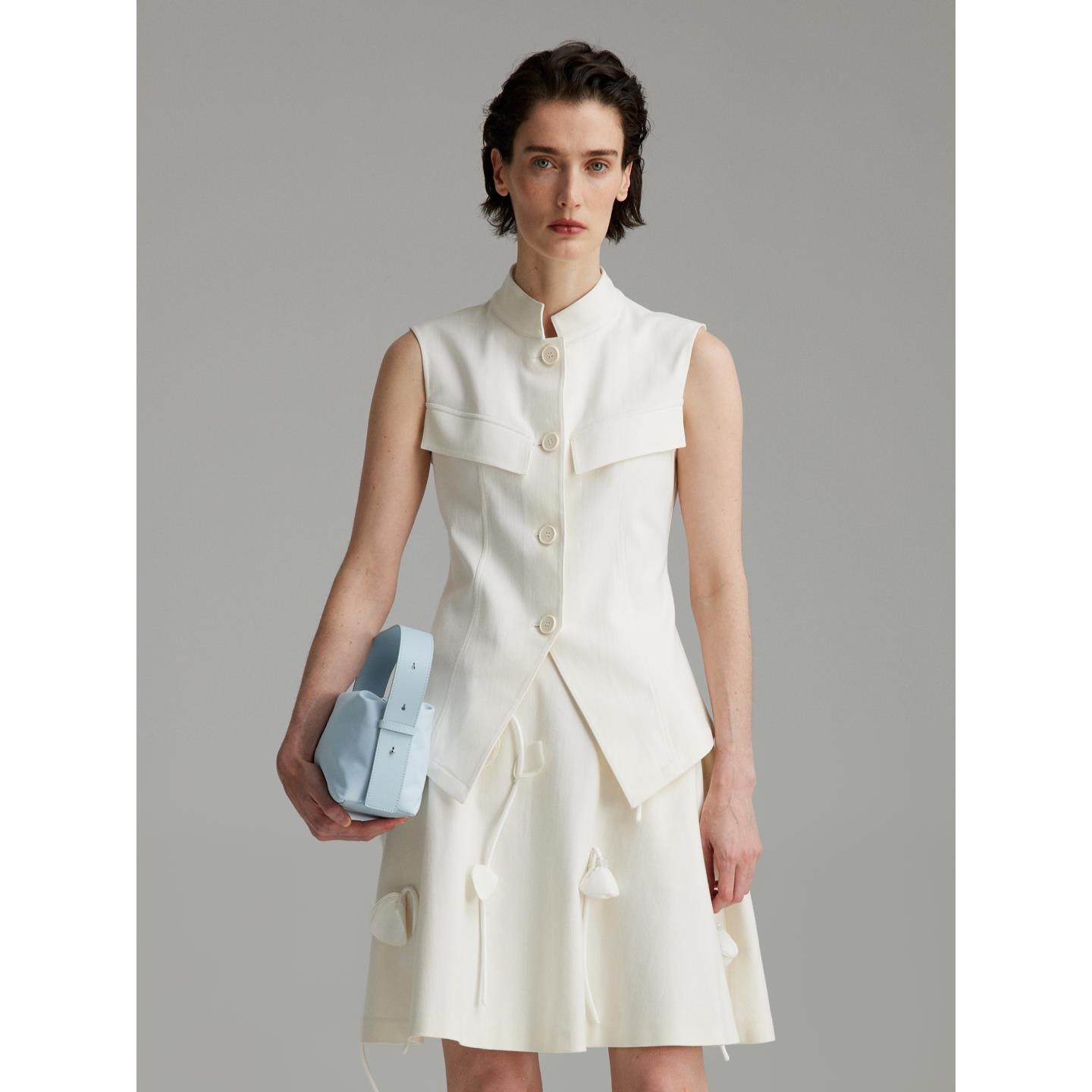 CAGLIARI EXCHANGE/卡利亚里 单排扣修身马甲4302002,女装/女士精品,卫衣/绒衫,淘宝优惠券,粉丝福利购,淘宝优惠卷