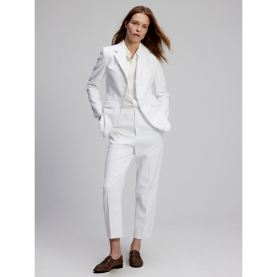 CAGLIARI EXCHANGE/卡利亚里斜插兜微锥西裤4105212