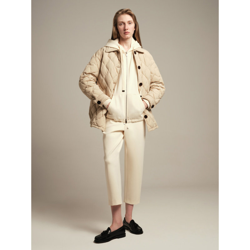 CAGLIARI EXCHANGE/卡利亚里系带装饰锥形针织裤4025211