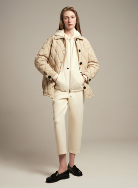 CAGLIARI EXCHANGE/卡利亚里系带装饰锥形针织裤4025211