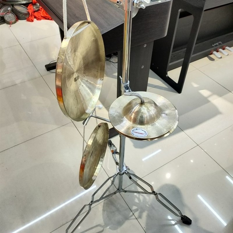 锣架折叠组合锣鼓架子 多功能锣镲架 锣钞架 一打三铜器架子简单