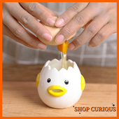 可爱治愈厨房小工具 小鸡陶瓷蛋清分离器 蛋黄分离 奇妙商店
