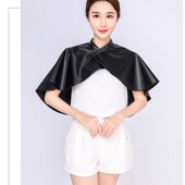 美发工具染发披肩理发店专用围脖烫发廊焗油围布家用烫染造型披肩
