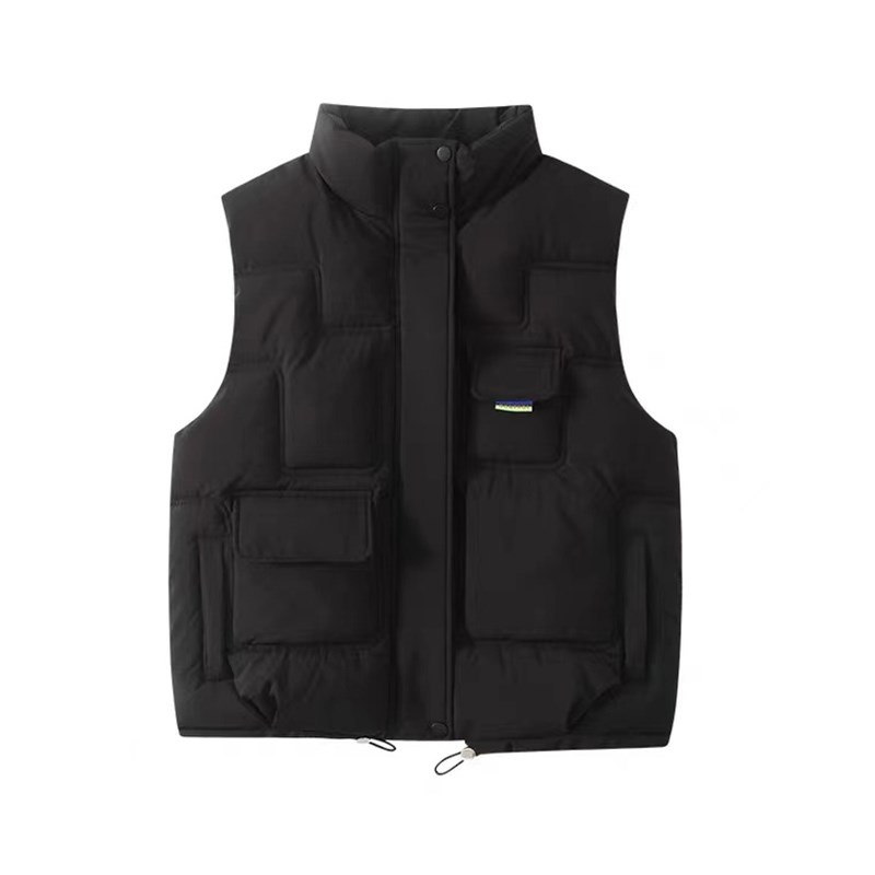 女童马甲春款2024新款洋气儿童背心大童加厚羽绒棉马夹春秋季外穿