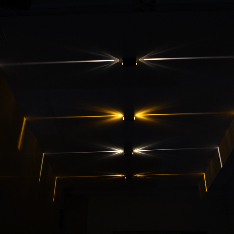 led线条灯彩色灯家用ktv酒吧休闲吧走廊过道外墙楼梯户外防水壁灯