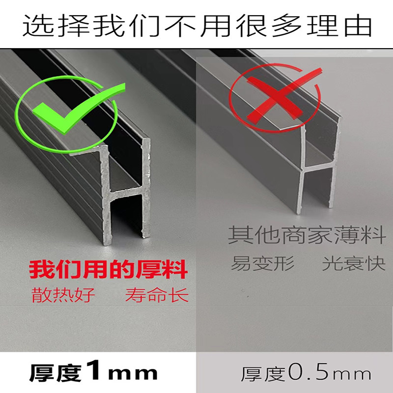 超薄橱柜感应灯免开槽上下发光酒柜嵌入式灯带层板灯展示柜led灯,家装灯饰光源,室内LED灯带,淘宝优惠券,粉丝福利购,淘宝优惠卷