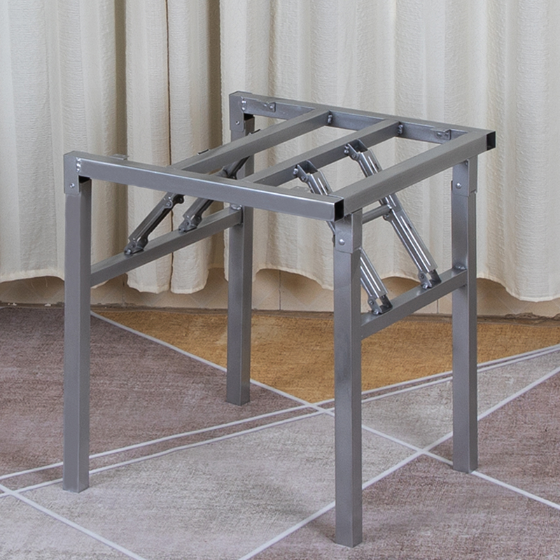 摺叠桌子架 桌架 方桌腿 桌子腿 金属铁桌脚 摺叠支架 桌子支撑架