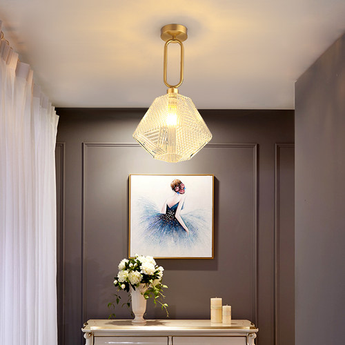 过道灯走廊灯玄关灯入户门厅灯阳台吸顶灯吧台吊灯衣帽间轻奢水晶