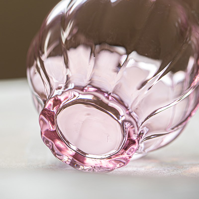 云术耐热玻璃水仙杯花型茶杯个人专用品茗杯喝茶主人杯单杯茶杯