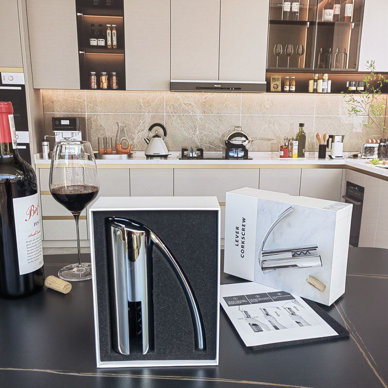 AWINQI不锈钢直身开瓶器香槟开酒器启瓶器起子酒具红酒葡萄酒商用