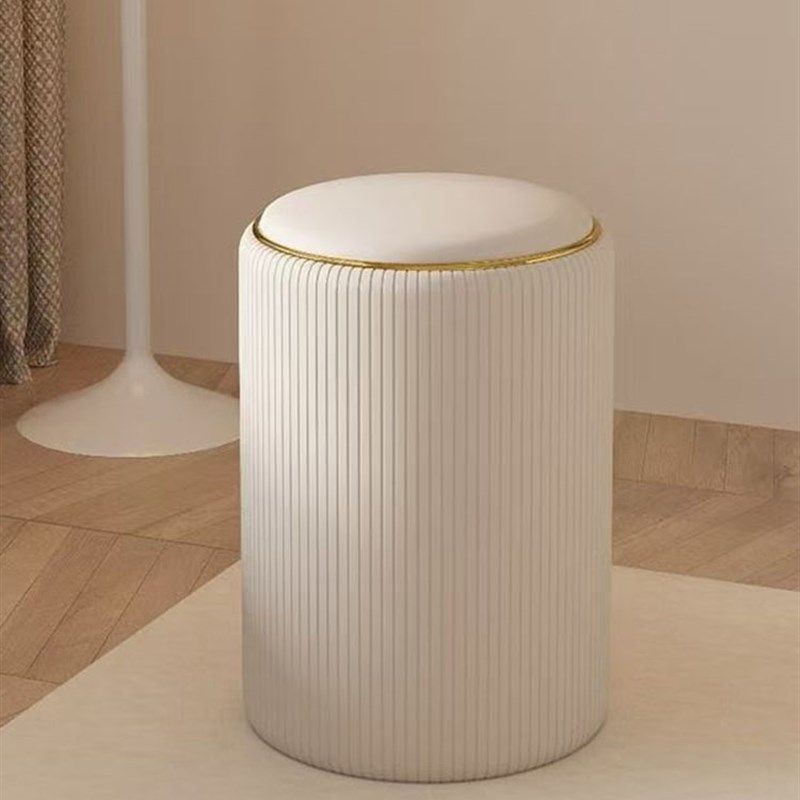 化妆凳梳妆台椅子可储物圆凳女生卧室高级感衣帽间小凳子单独妆凳