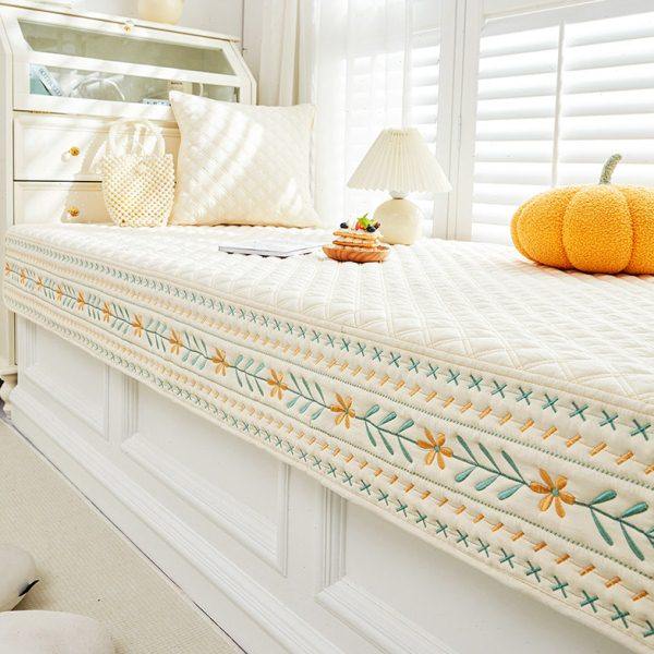 飘窗垫棉垫窗台垫四季通用网红奶油风阳台地台垫子坐垫装饰沙发垫