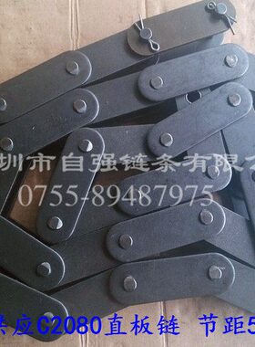 双节距直板链条C2050 C2052 C2060 C2062 C2080 C2082 输送链条