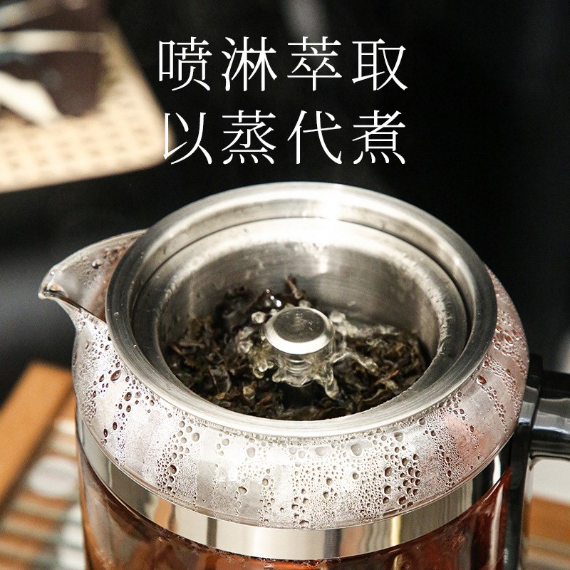 安化黑茶煮茶器全自动家用煮茶壶蒸茶器蒸汽小小型办公室专用白茶