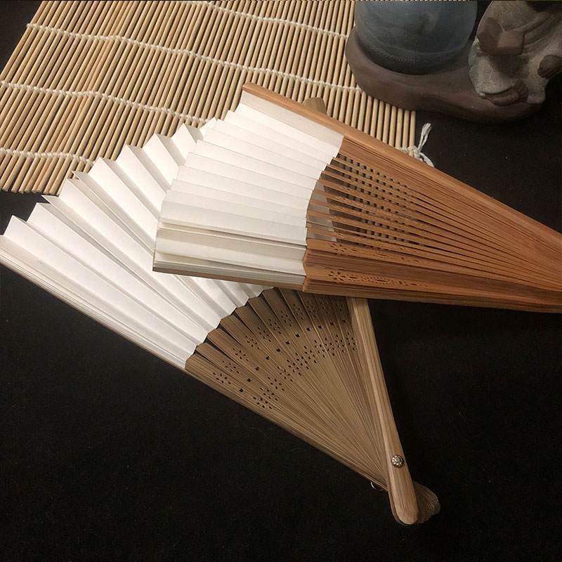 7寸香纸扇扇子折扇中国风手绘扇日式扇女士竹扇礼品扇旗袍扇