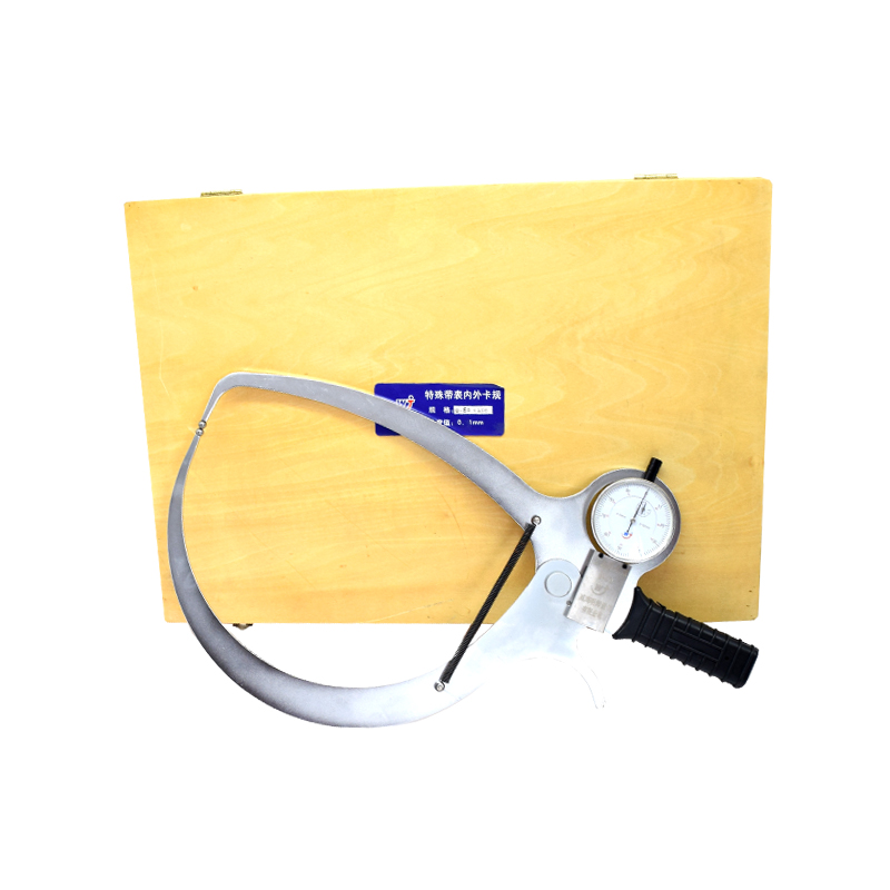 勺型特殊带表外卡规0-80mm爪长250mm测厚仪外卡钳管壁轮毂勺型卡