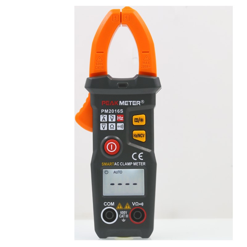 华谊PM2016S全自动智能数字钳形表万用表电流表高精度防烧钳型表