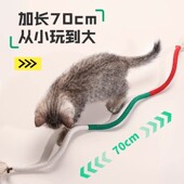 猫玩具咬咬绳磨牙耐咬逗猫棒静音球虫瘿果薄荷洁齿自嗨解闷猫用品